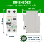 Disjuntor DR Tipo A Para Wallbox