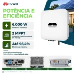 Inversor Solar 6kW Huawei SUN2000-6KTL-L1 Monofásico — Imagem 3