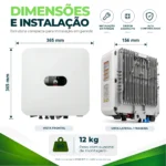 Inversor Solar 6kW Huawei SUN2000-6KTL-L1 Monofásico — Imagem 5