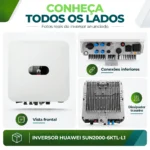 Inversor Solar 6kW Huawei SUN2000-6KTL-L1 Monofásico — Imagem 6